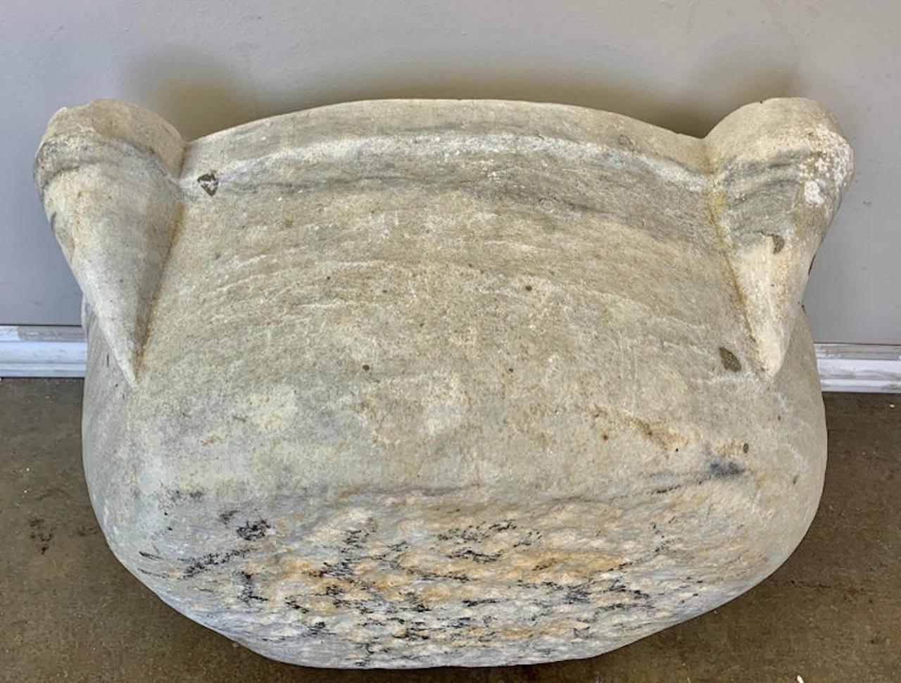 Vase/évier italien en pierre, vers 1900 en vente 3