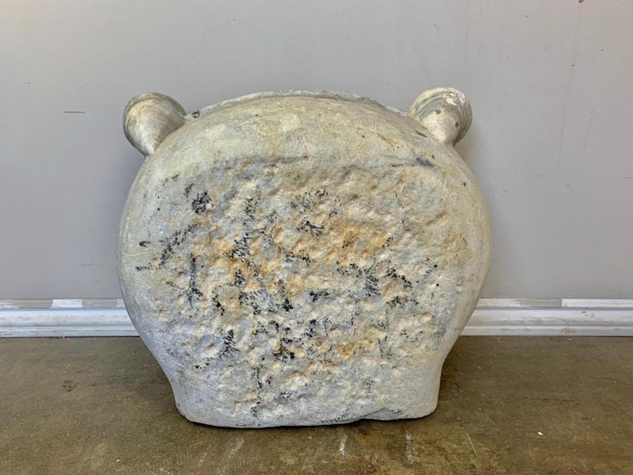 Pierre Vase/évier italien en pierre, vers 1900 en vente