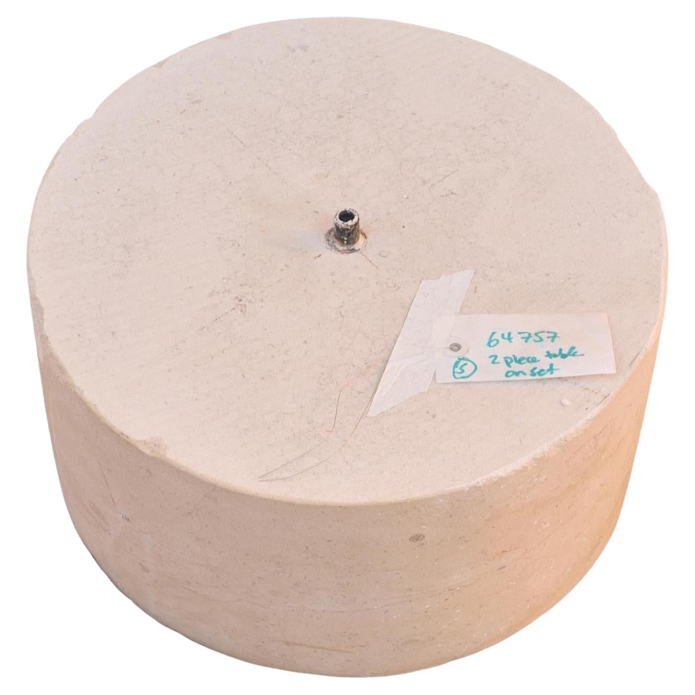 Stone Low Table Axel Vervoordt (attrib.) Outdoor In Good Condition In Bonita Springs, FL