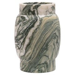 Vaso in marmo verde Stone Luana S di Jacopo Simonetti