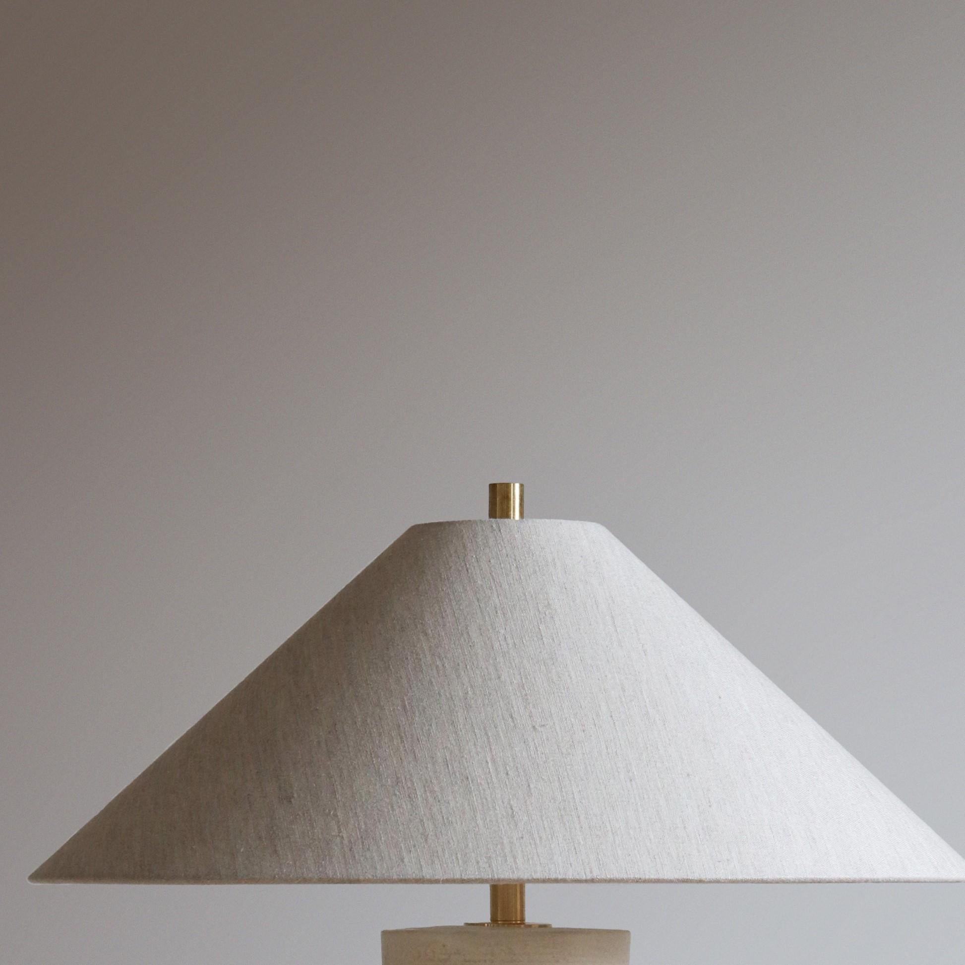 Post-Modern Stone Luna Table Lamp by  Danny Kaplan Studio For Sale