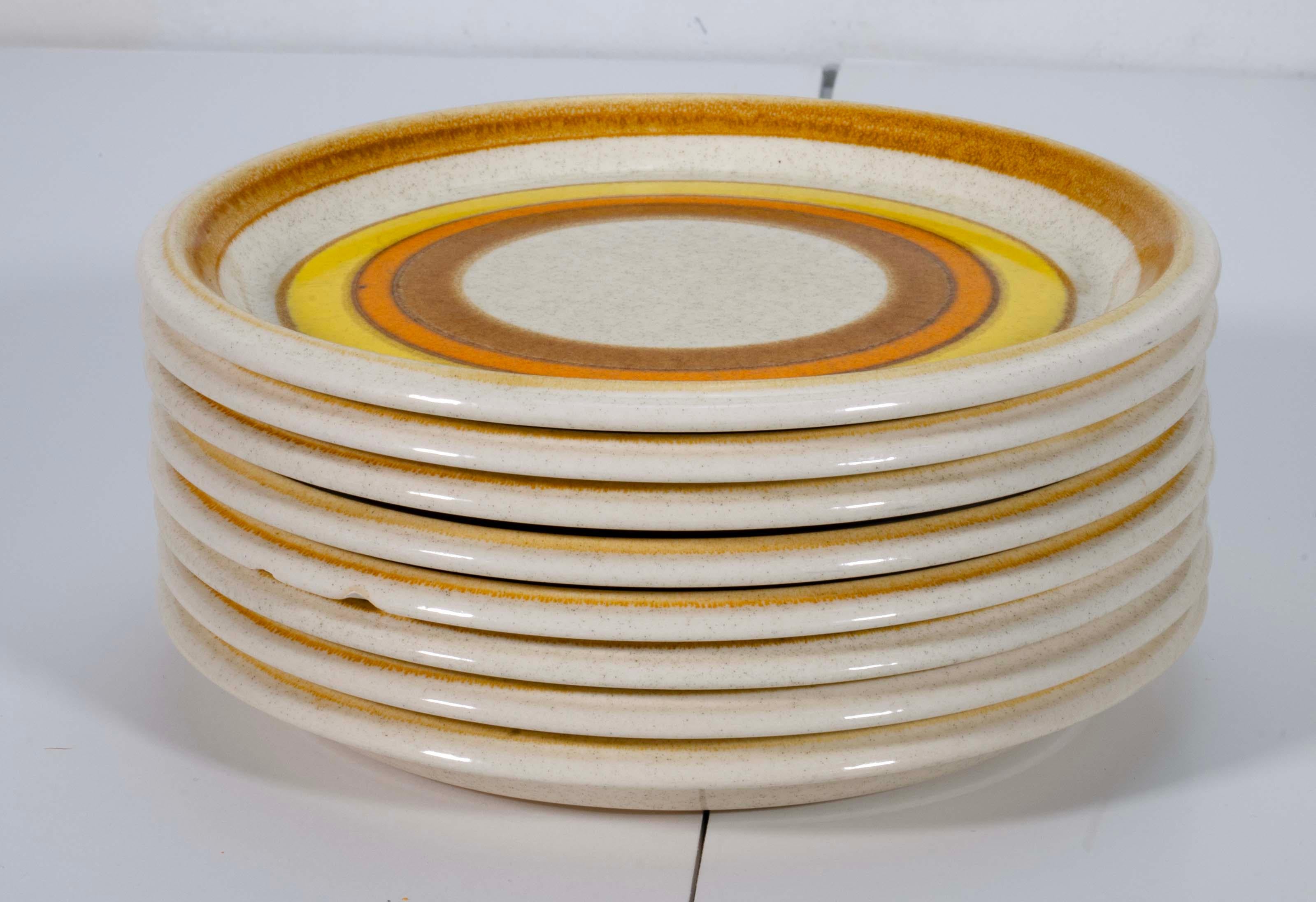Stone Manor Juego de 18 Círculos de Sol Rincones de Óxido Mikasa Juego de Comedor Made in Japan en venta 1