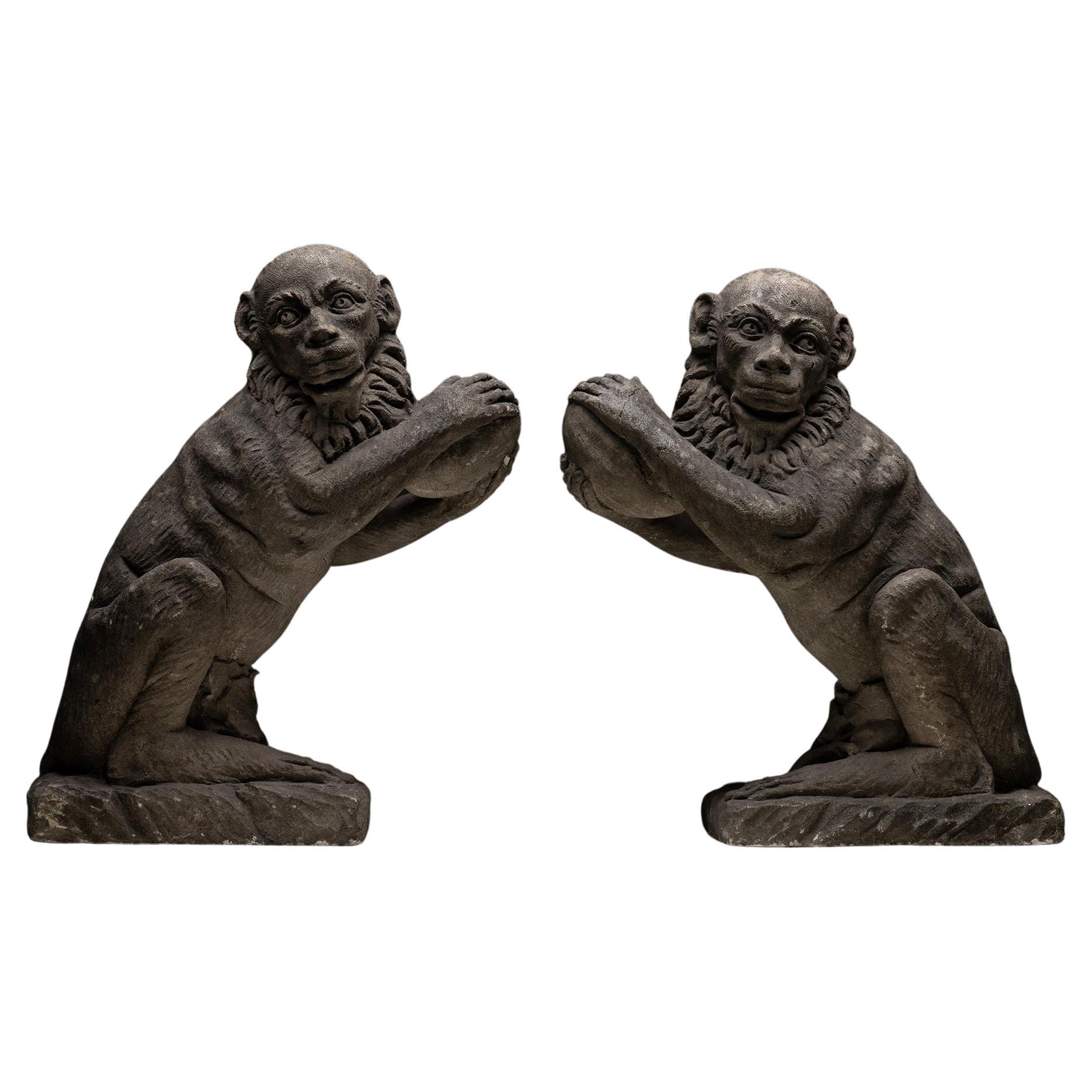 Stone Monkeys, England Circa 1950 For Sale