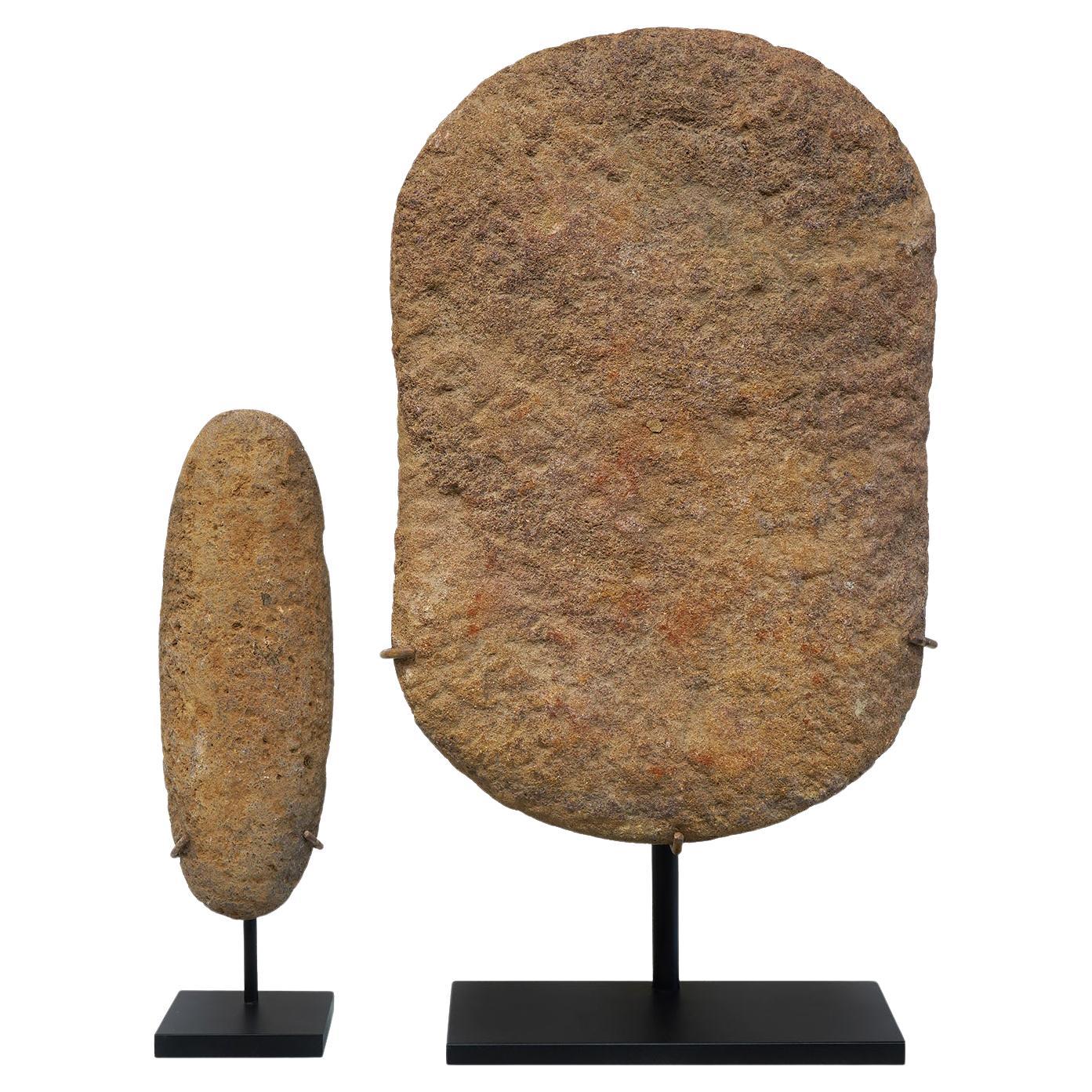 Mortier et pilon en pierre, Nigeria