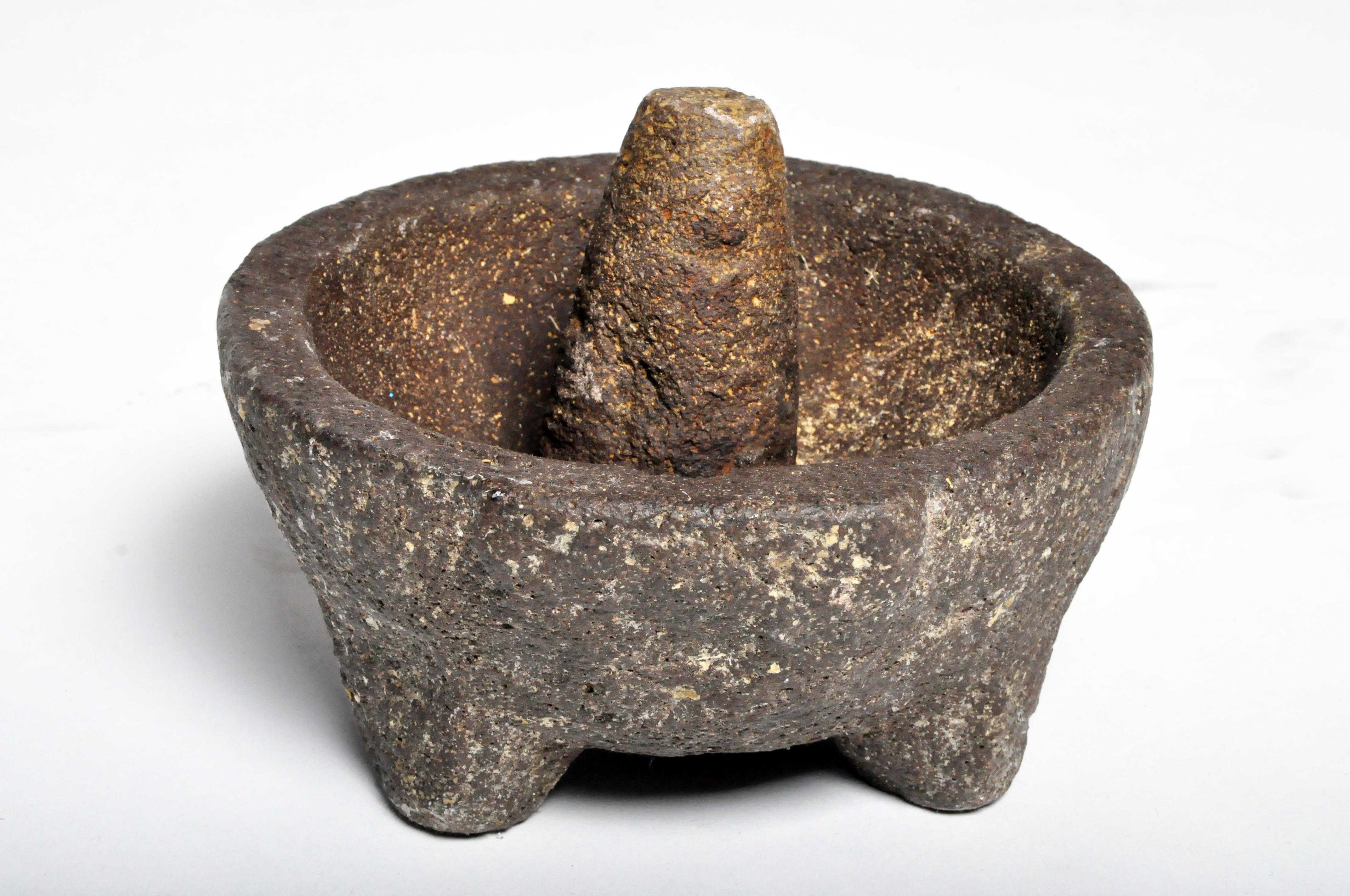 Stone Mortar with Pestle 12