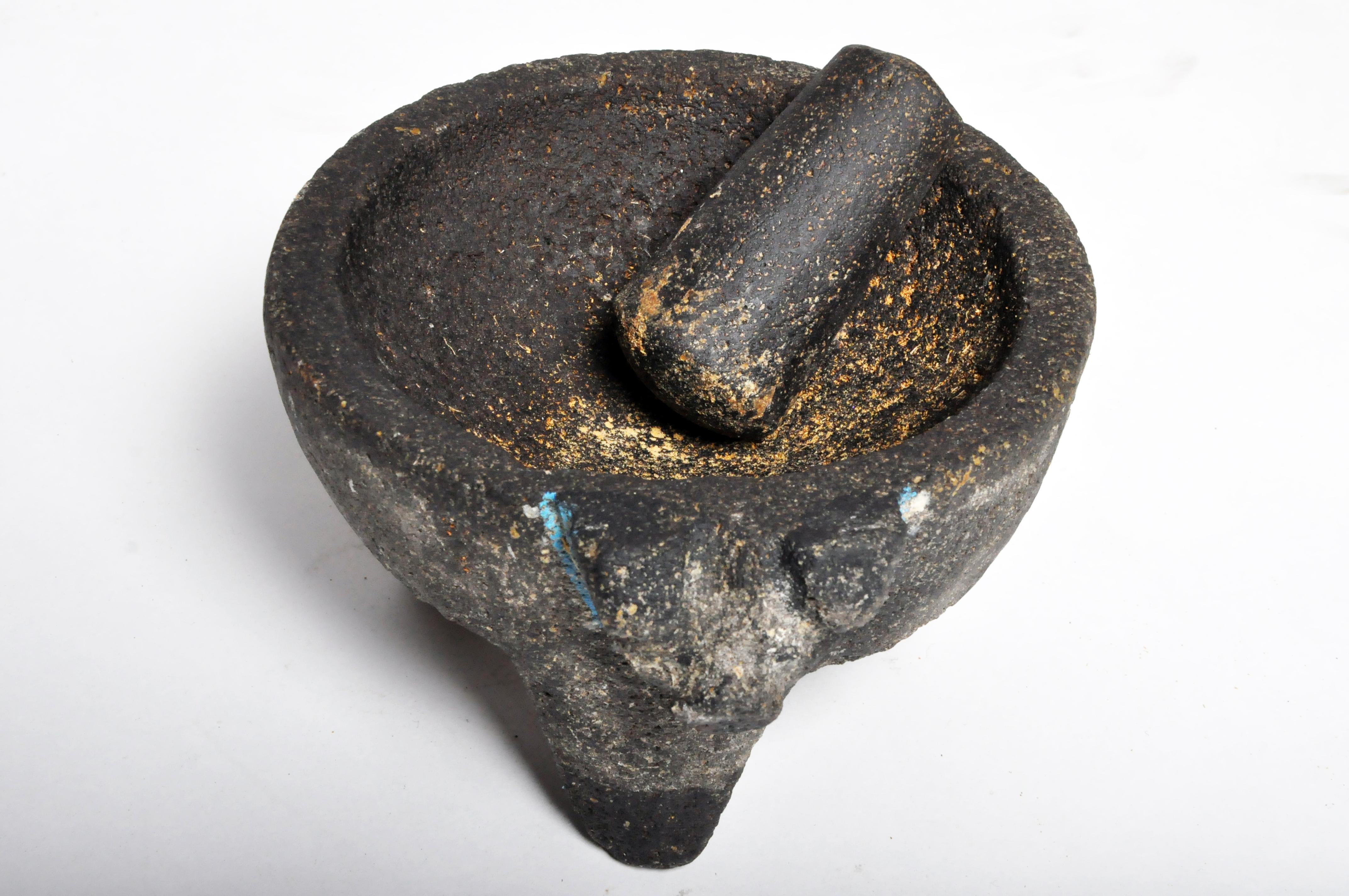 Stone Mortar with Pestle 1