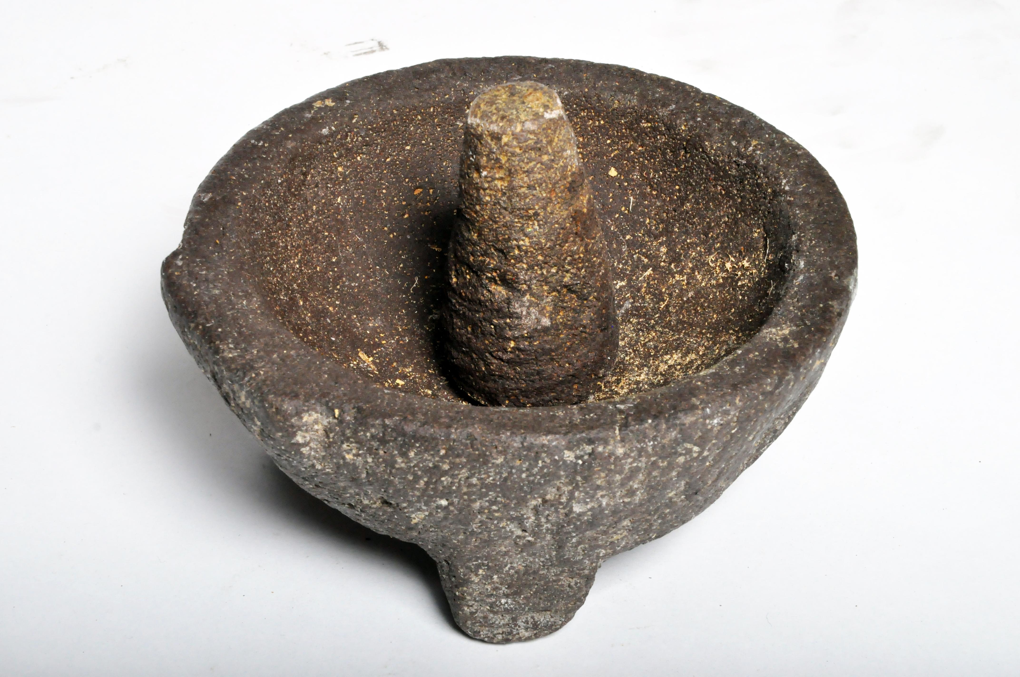 Stone Mortar with Pestle 4