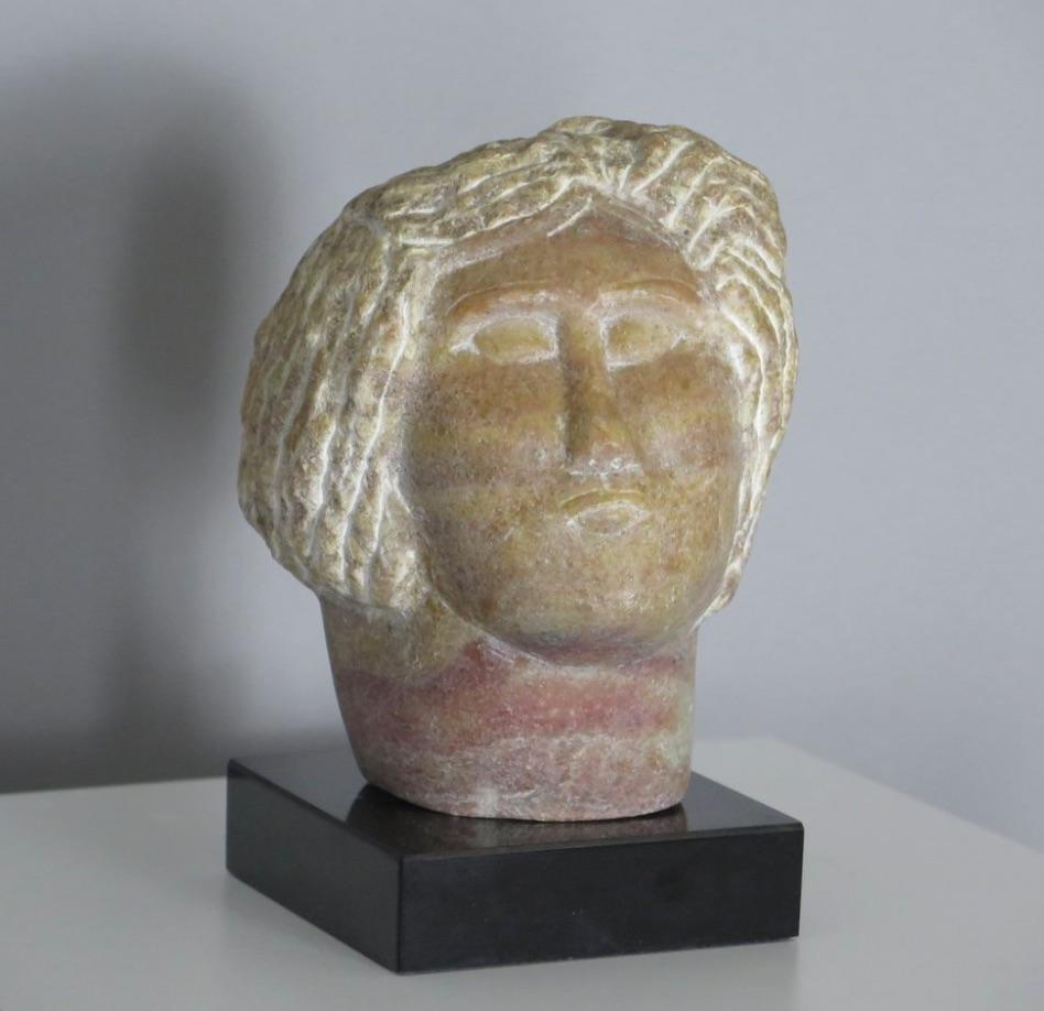 Greek Stone Mythological Figural Sculpture For Sale