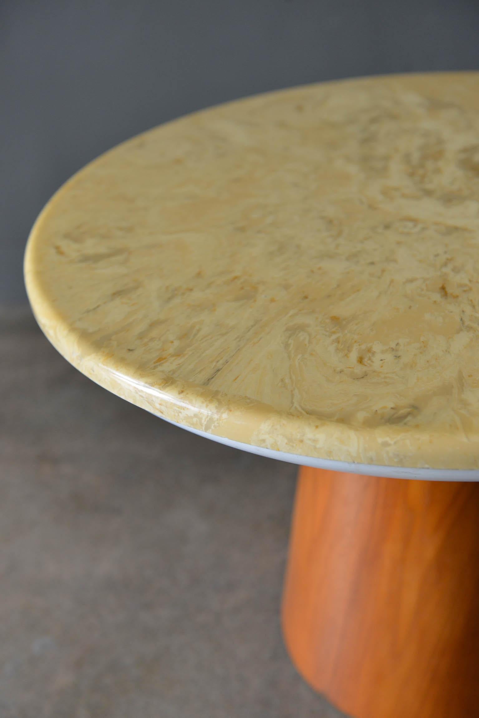 Mid-20th Century Stone Occasional Table by Frank Rohloff for Brown Saltman, circa 1965