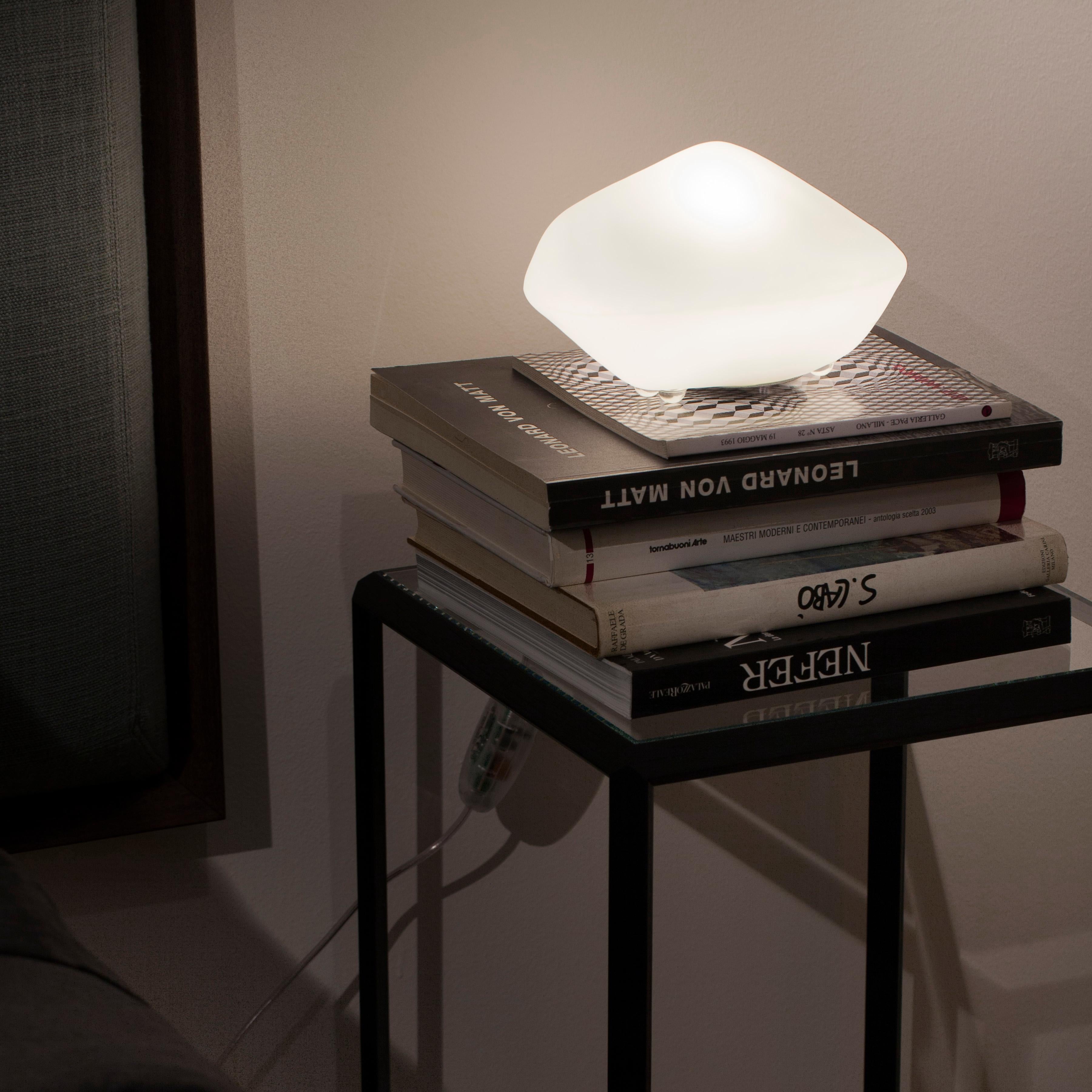 Italian Stone of Glass Table Lamp by  Marta Laudani & Marco Romanelli  for Oluce For Sale