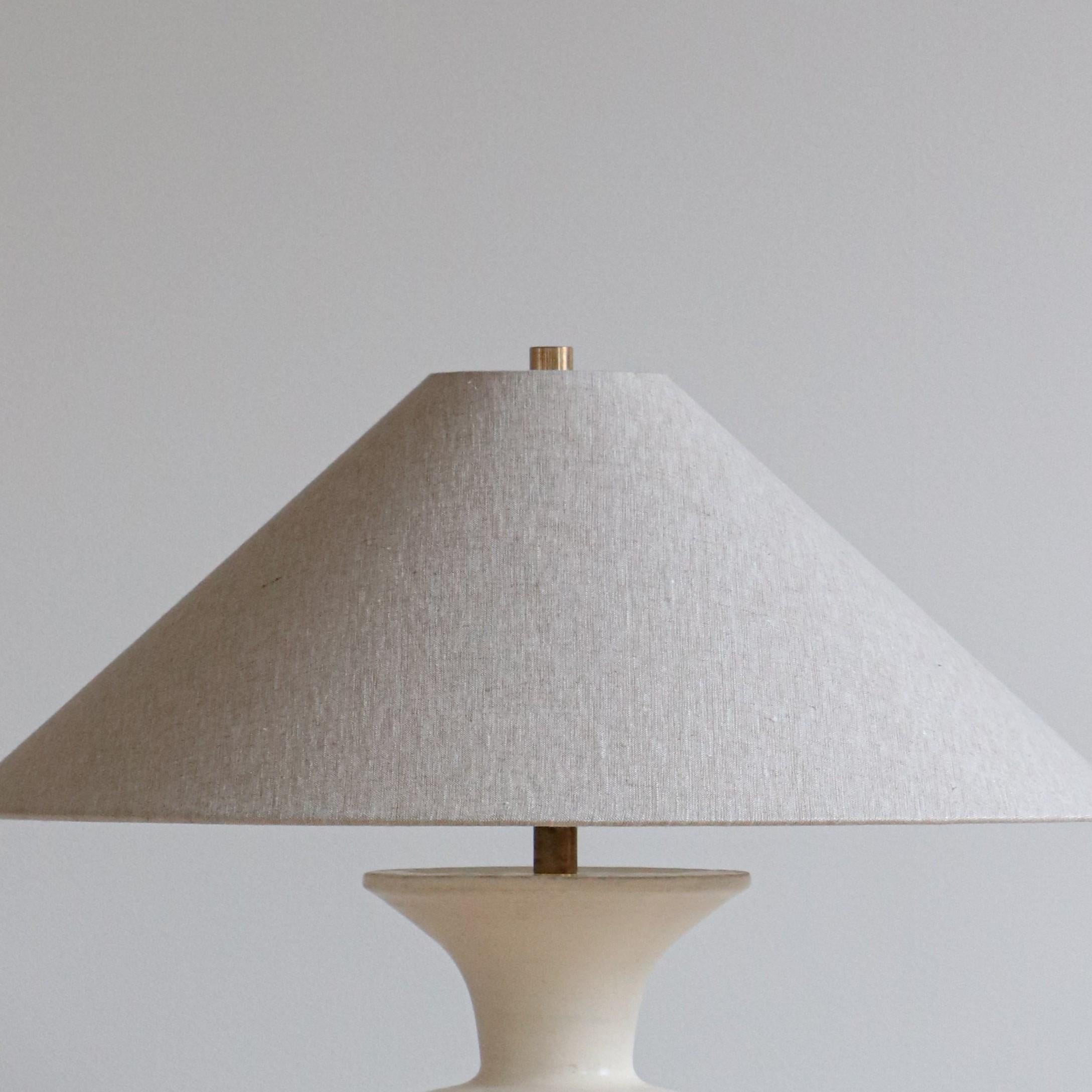 Post-Modern Stone Rhodes Table Lamp by  Danny Kaplan Studio For Sale