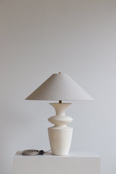 Stone Rhodes Table Lamp by  Danny Kaplan Studio