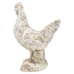 Stone Rooster Garden Ornament, 20th Century