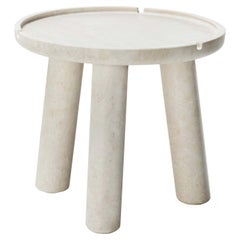 Stone Round Side Table 34