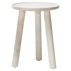 Stone Round Side Table 42