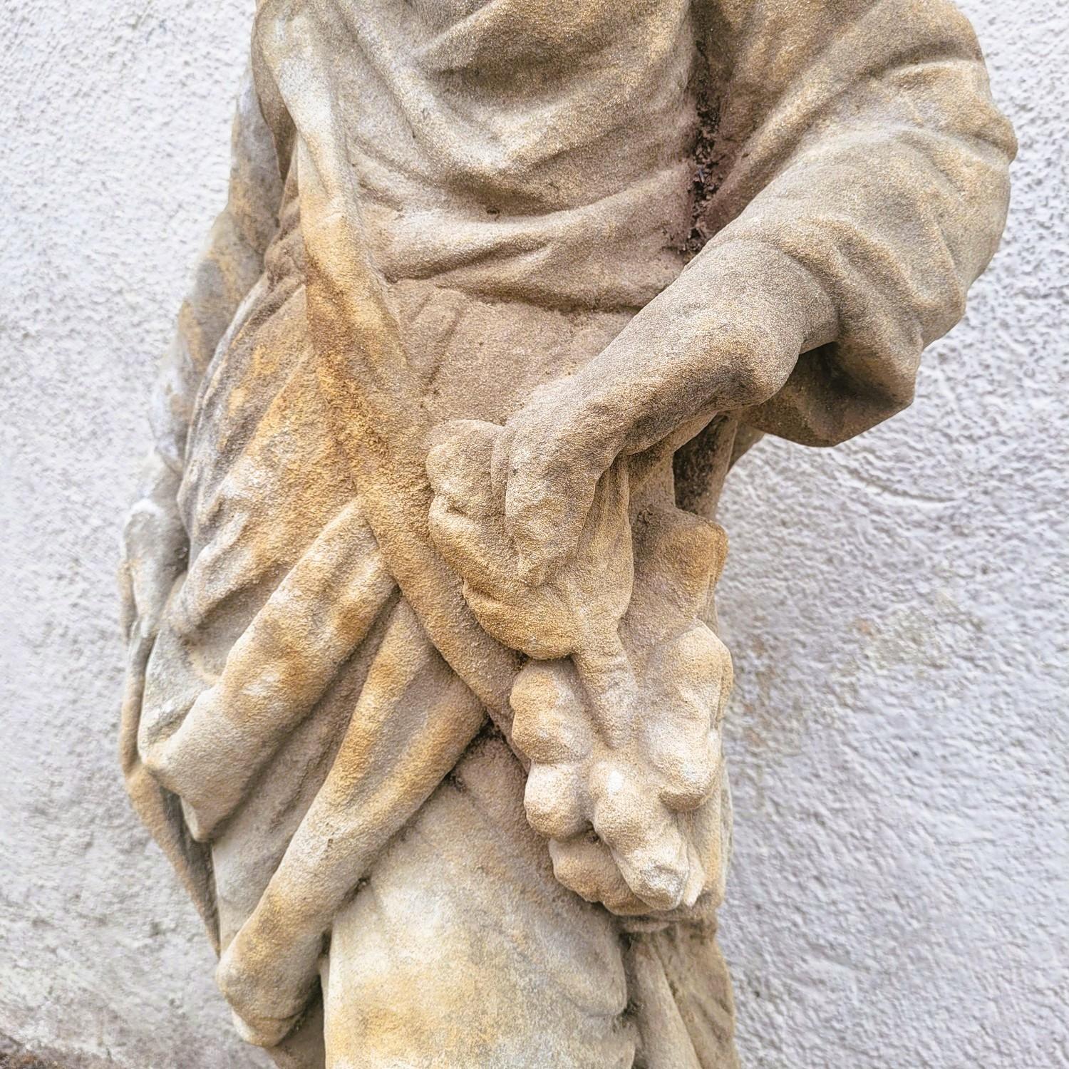 European Stone Sculpture, 17th Century For Sale