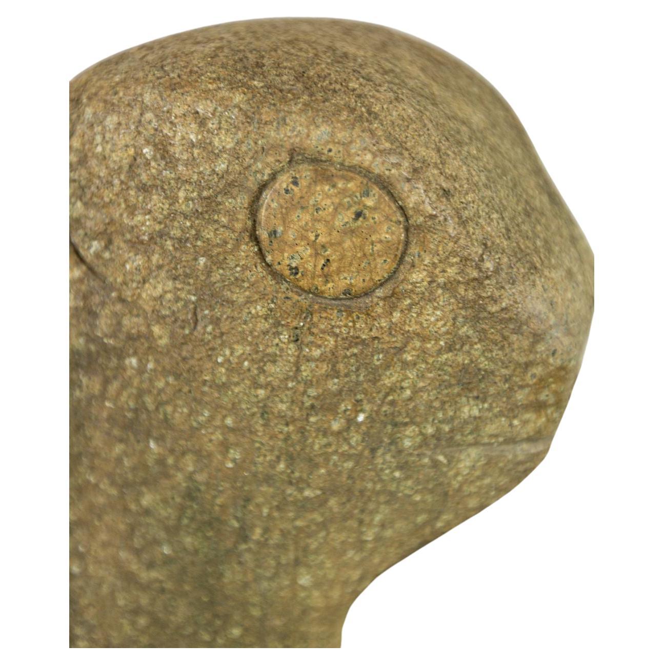 Stone sculpture by George Papashvily in Green Granite 2
