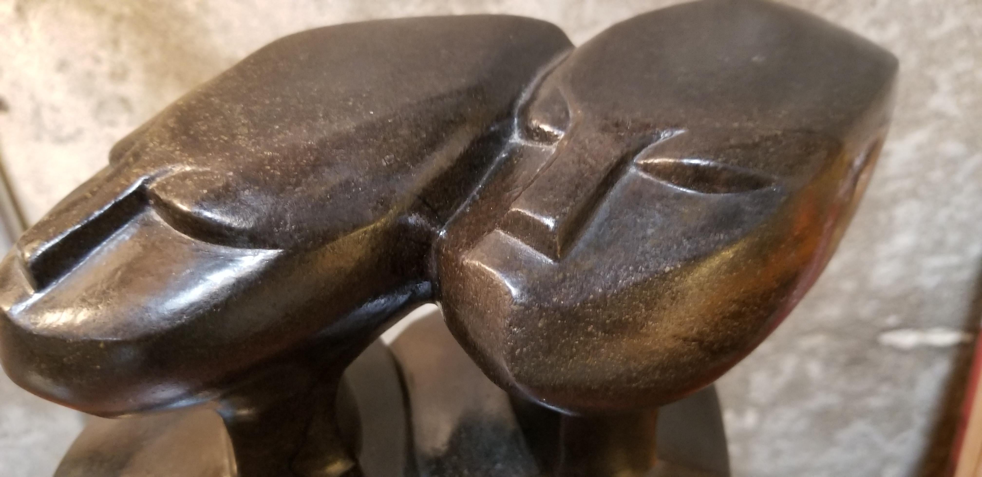 20th Century Stone Sculpture by Nicholas Mukomberanwa For Sale