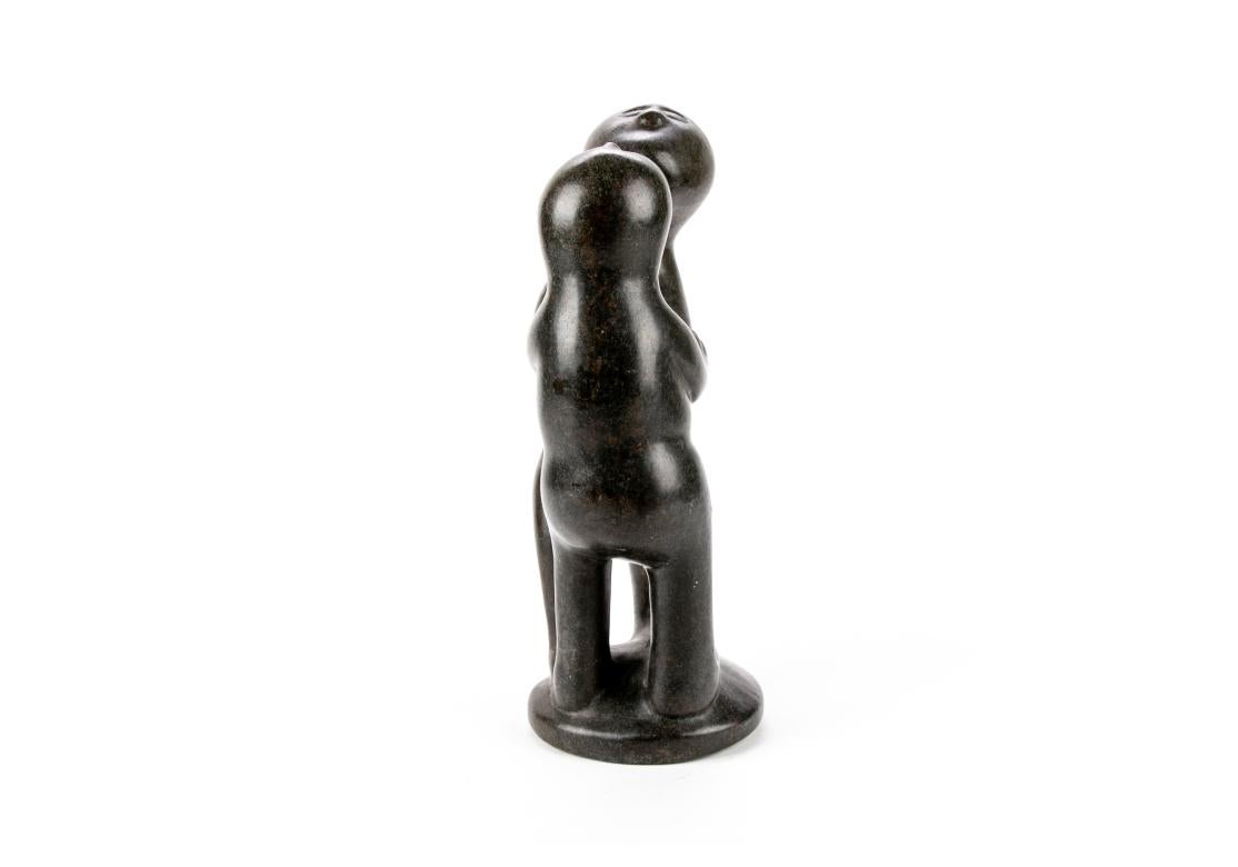 Sconosciuto Scultura in pietra in stile Inuit di A. Richard Rabson in vendita