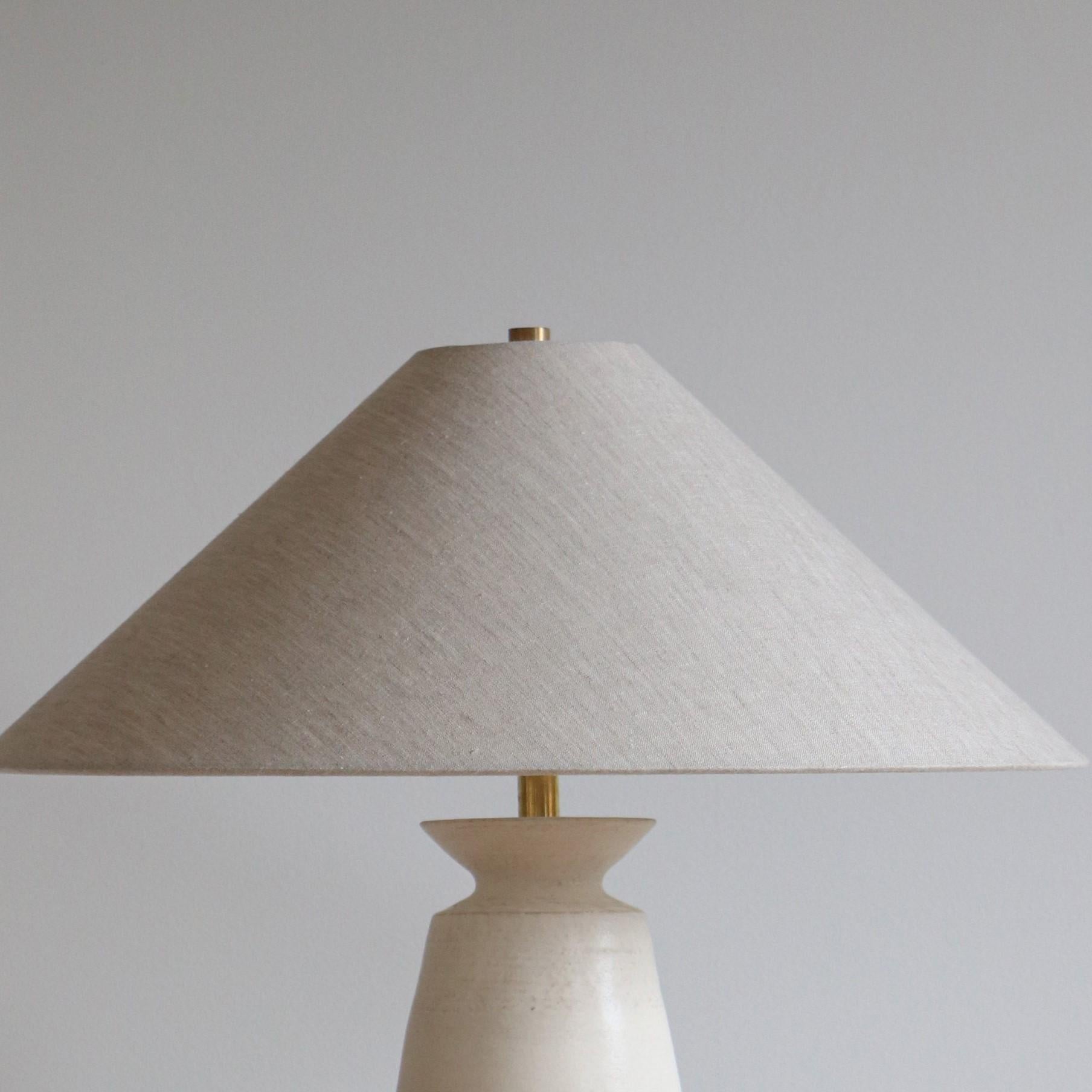 Post-Modern Stone Serena Table Lamp by  Danny Kaplan Studio For Sale