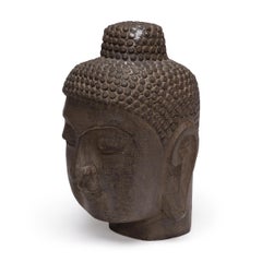 Stone Shakyamuni Buddha Head