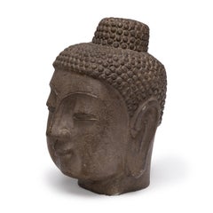 Stone Shakyamuni Buddha Head