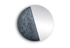Stone Silver Eclisse 900 Round Mirror by Disain1971