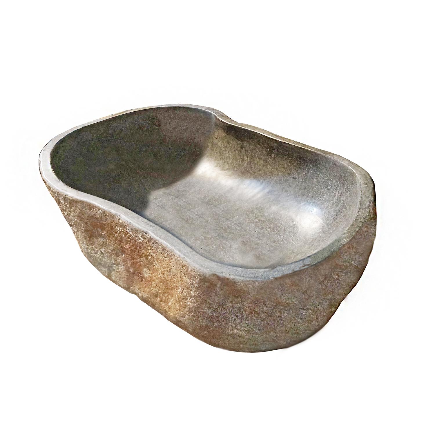 Organic Modern Stone Sink or Basin from Indonesia