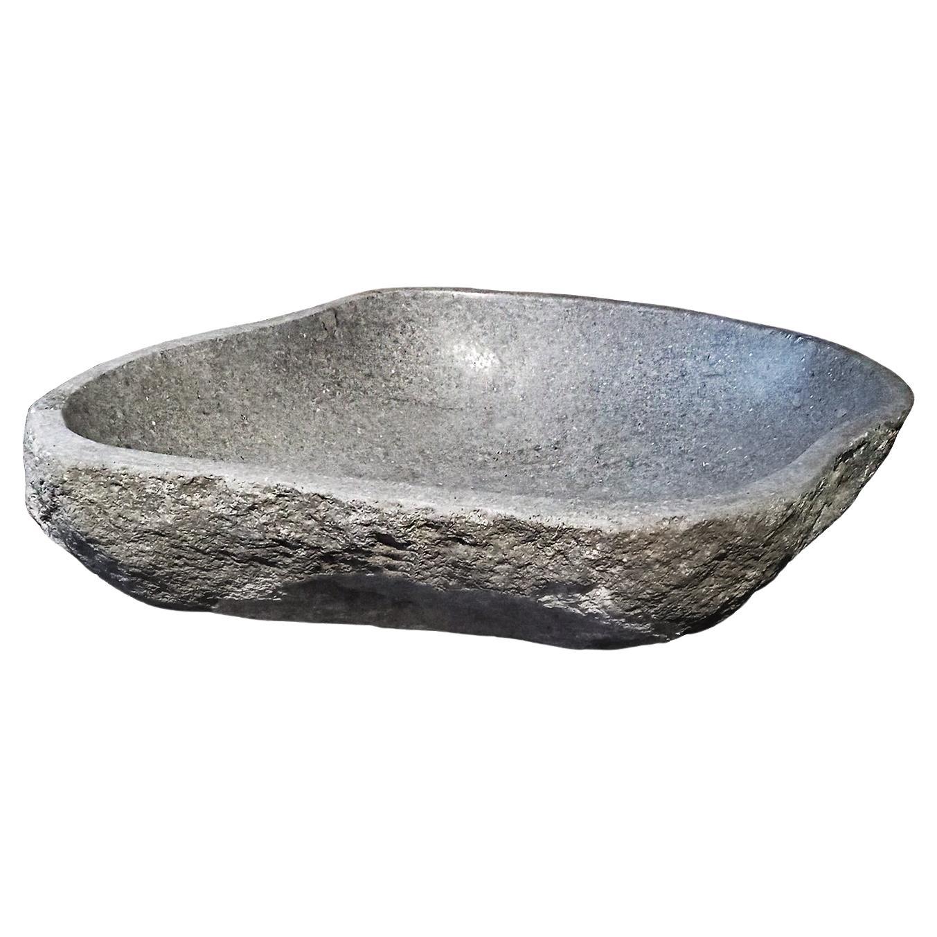 Stone Sink or Basin from Indonesia For Sale
