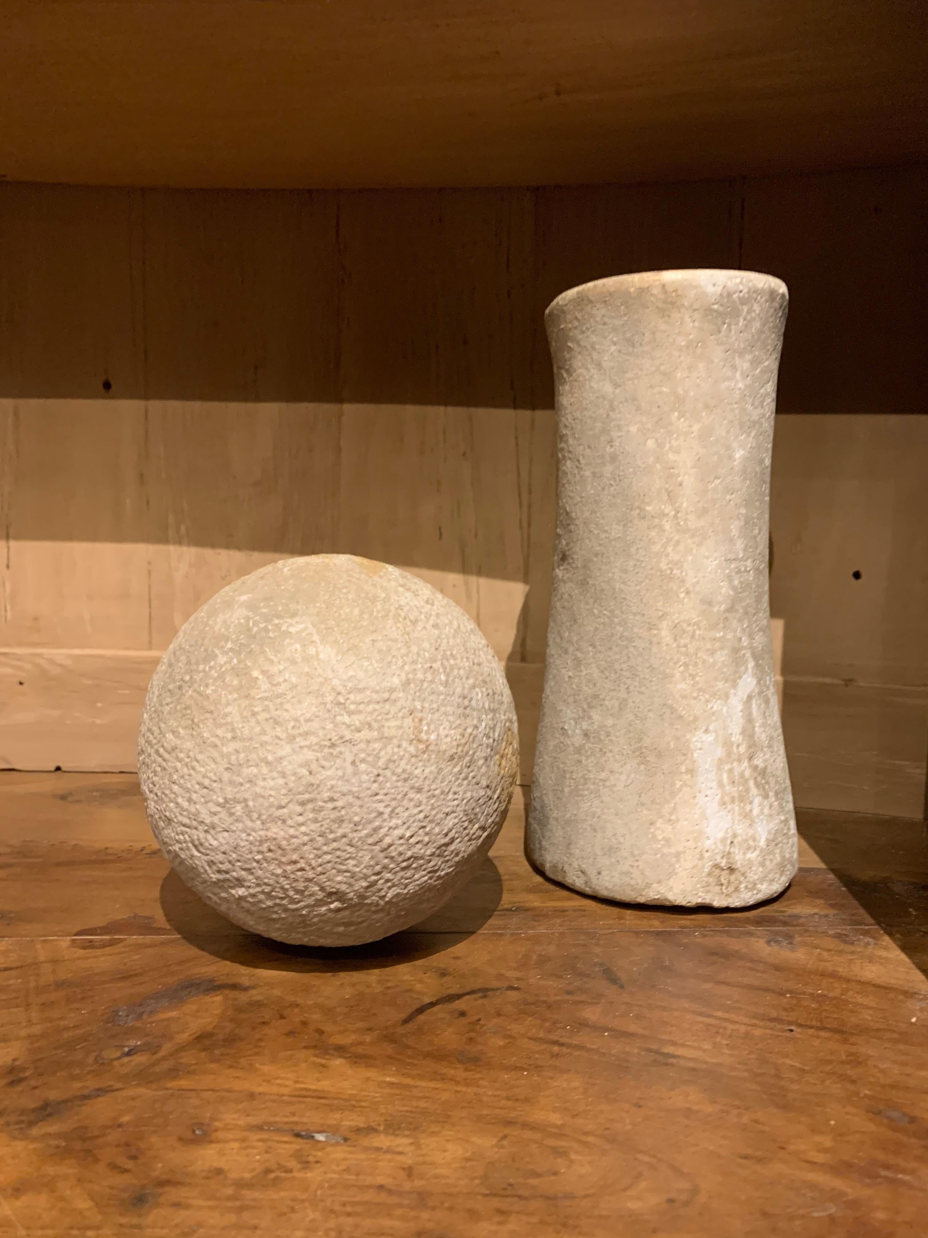 French Stone Sphere