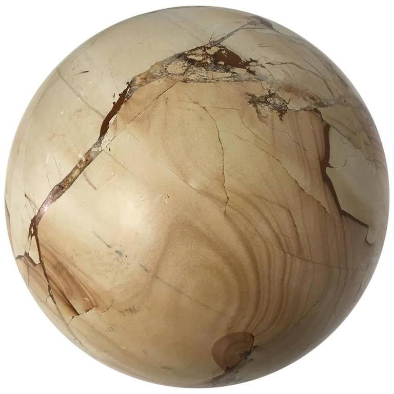 Modern Large Stone Sphere Ball