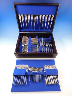 Stone Sture by Eric Lofman Mema GAB 830 Set di posate in argento 12 servizi 86 pz.