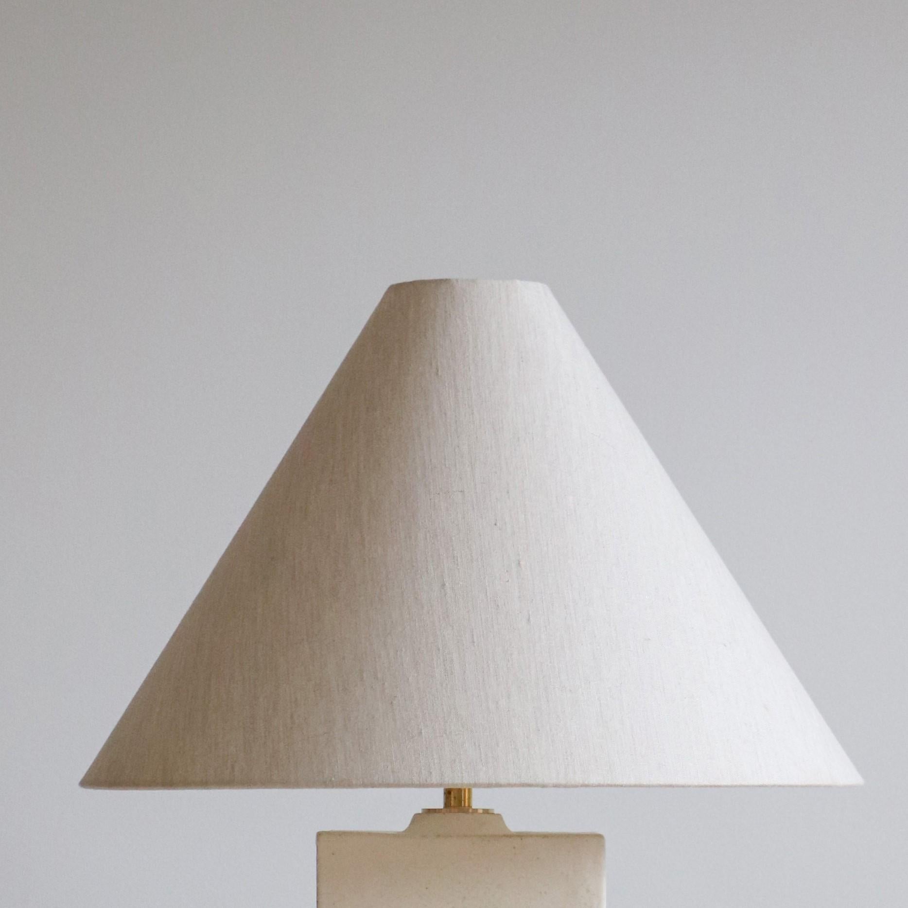 Post-Modern Stone Talis Table Lamp by  Danny Kaplan Studio For Sale
