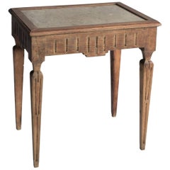 Antique Stone Top Pastry Table, England, circa 1900