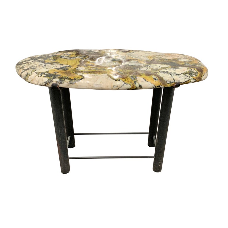 Stone Top Side Table at 1stDibs stone top end table, stone top accent
