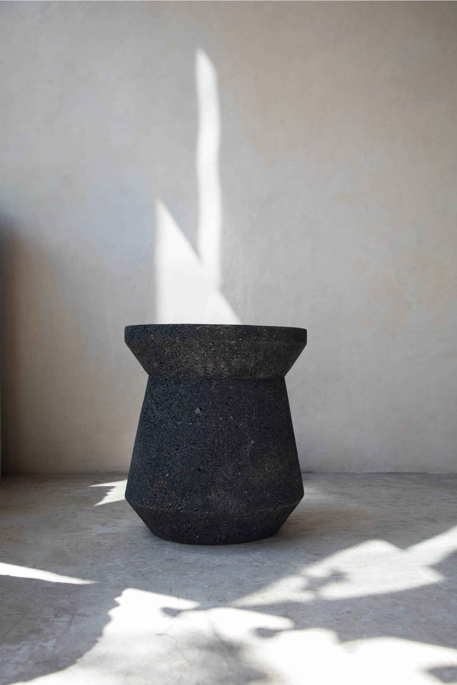 Stone totem 03 by Daniel Orozco
Material: Volcanic rock.
Dimensions: D 35 x H 45 cm

Volvanic rock Totem.

Daniel Orozco Estudio
We are an inclusive interior design estudio, who love to work with fabrics and natural textiles in makes our spaces