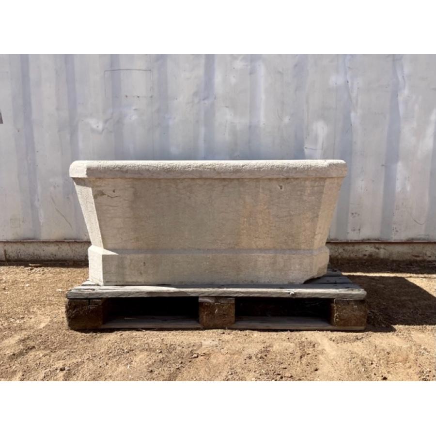 Stone Trough
overall dimensions:  APPROX - 47”W x 28”D x 22.25”H

Beautiful texture and patina.