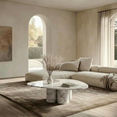 STONE VALLEY Coffee table – Rivage – Statuario MichelAngelo Carrara - Organic