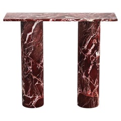 Console compatta STONE VALLEY – Ombrure Mini – Marmo Rosso Levano - Rettangolare