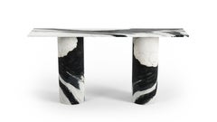 STONE VALLEY Console Table Ombrure in Panda marble – Rectangular