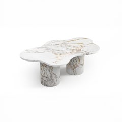 STONE VALLEY Contemporary Coffee Table – Nunoca – Calacatta Oro Marble