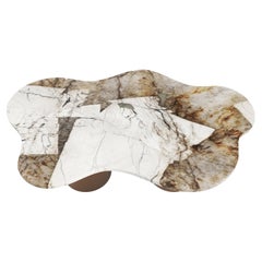 STONE VALLEY Contemporary Coffee Table – Nunoca – Quartzite Patagonia - Organic