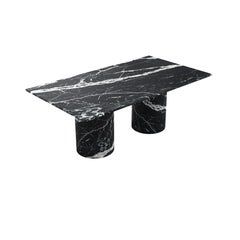 STONE VALLEY Rectangular Dining Table – Jaspura – Nero Maquina Marble