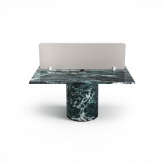 STONE VALLEY Zeitgenössischer Bürotisch - Escalérion - Verde Alpi Marmor