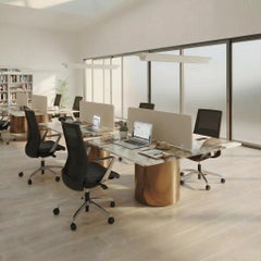 STONE VALLEY Contemporary Working Desk – Escalérion – Patagonia Quartzite