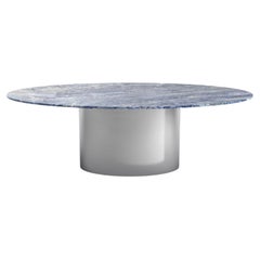 STONE VALLEY Dining Room Table – Valleyra – Blue Bahia Granite - Elliptical