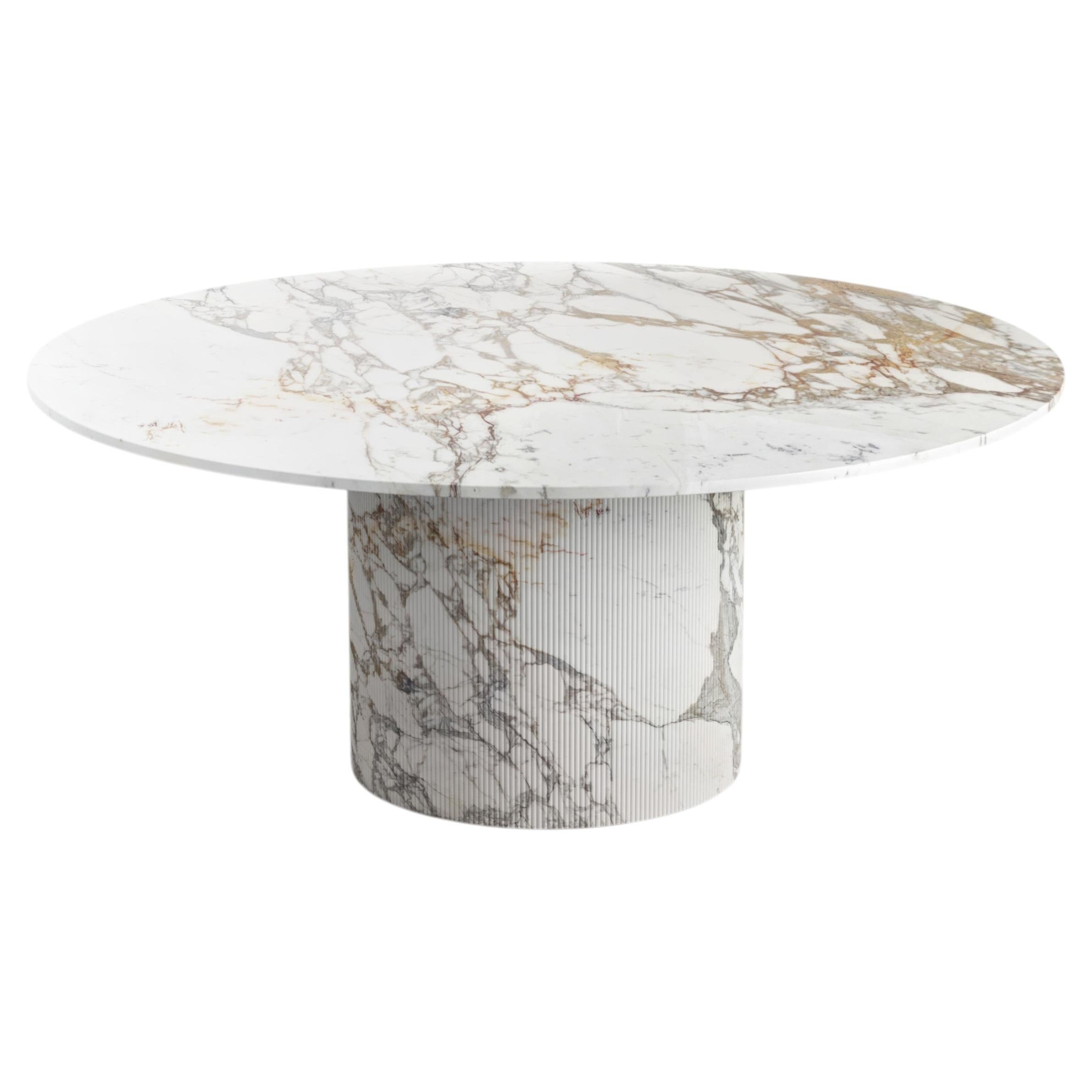 STONE VALLEY Dining Table Ocel in Calacatta Oro marble – Circular