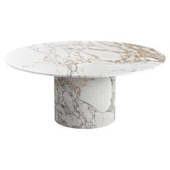 STONE VALLEY Dining Table Ocel in Calacatta Oro marble – Circular