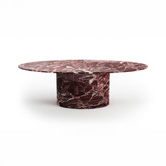 STONE VALLEY Dining table – Valleyra – Rosso Levano - Elliptical
