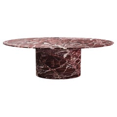STONE VALLEY Dining table – Valleyra – Rosso Levano - Elliptical